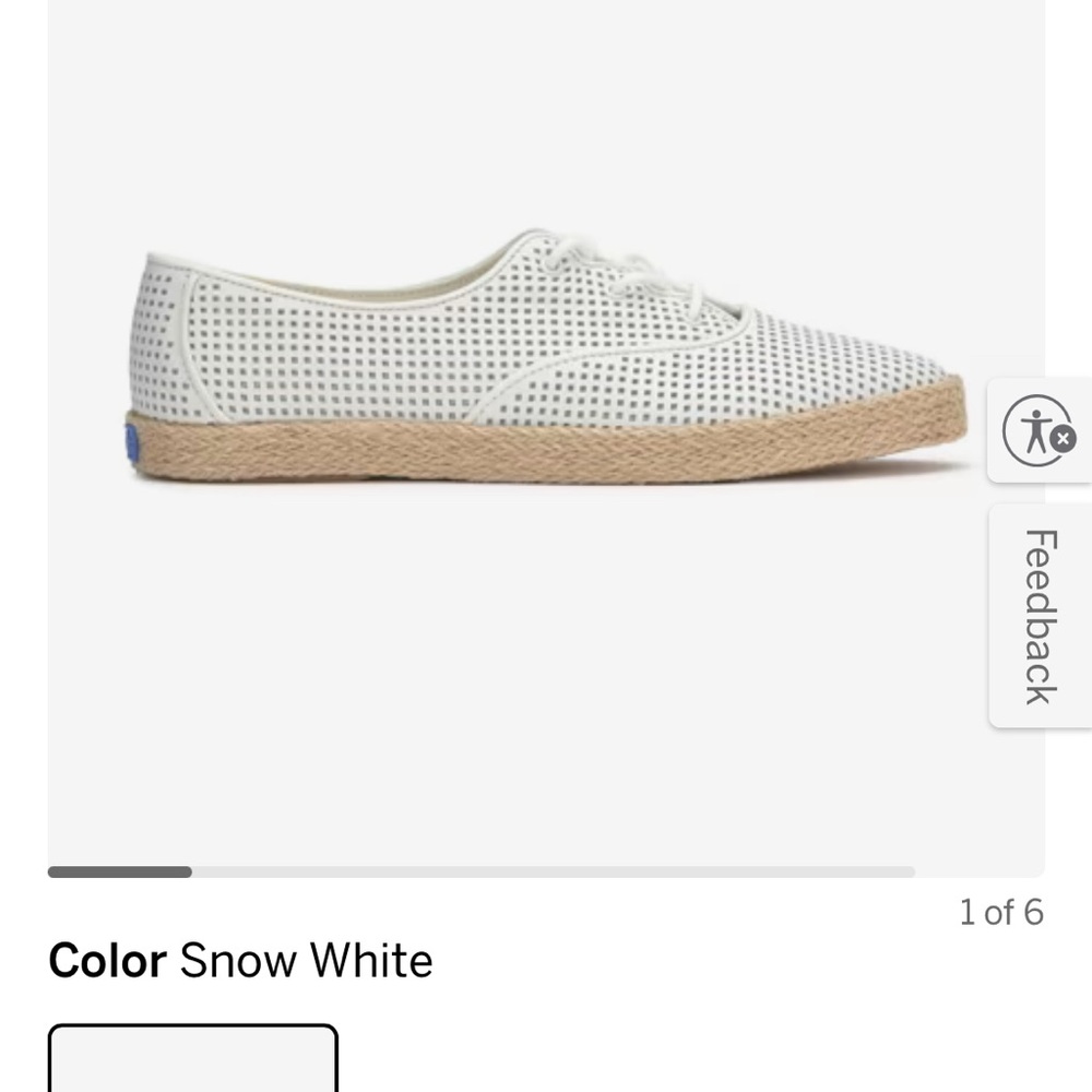 Keds Women's Snow White Espadrilles